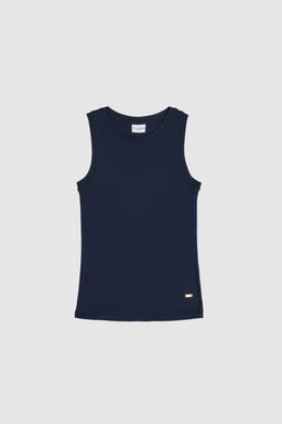 Kad_n Lacivert Bisiklet Yaka Basic Ti__rt - U.s. polo assn фото 7