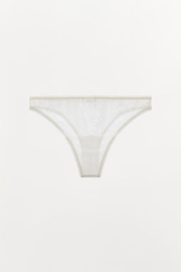 LACE MESH BRIEFS - Zara фото 6