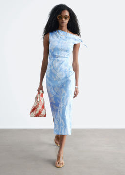 Vestido midi asim?trico con estampado paisley - H&m фото 2