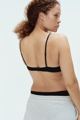 Sujetador push-up de algodon sin aros - H&m фото 3