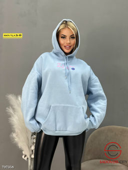 худи женское на флисе с капюшоном - Bruno фото 3