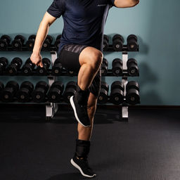 Утяжелители ONLYTOP, со сменным весом, 2 шт. × 1 кг, цвет МИКС