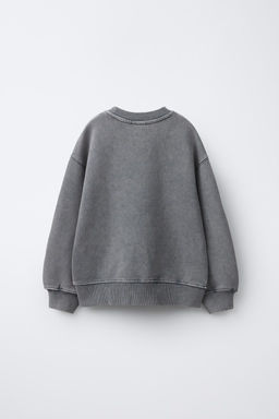 WASHED EFFECT DOLL PRINT SWEATSHIRT - Zara фото 2