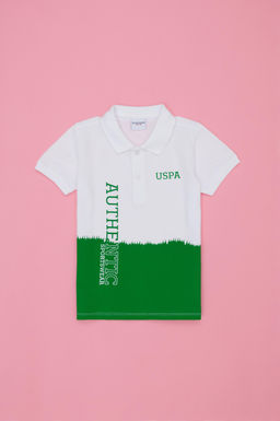 U. S. Polo Assn Зеленая футболка с воротником-поло для мальчика - U.s. polo assn фото 5