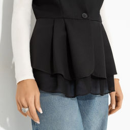 Жилет с прозрачным подолом Форма гениальности - Charutti фото 3