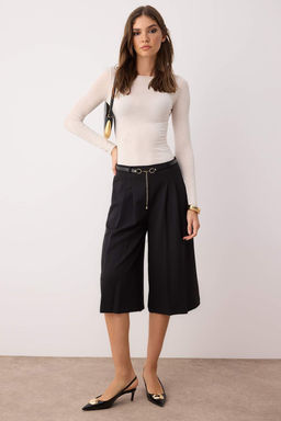 Siyah Uzun Kemerli Sort & Bermuda TWOAW26SR00007 - Trendyolmilla фото 2