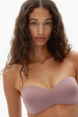 Pack de 2 sujetadores bandeau de microfibra