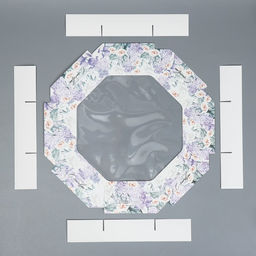 Цена за 5 шт. Коробка кондитерская, упаковка, «С любовью», 27×27×5 см