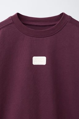 CAMISETA FELPA JOGGING / Burgundy - Zara фото 7