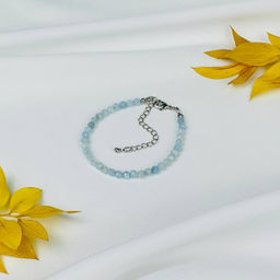 Браслет из Аквамарина 17,5 см +