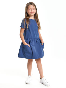 Платье с карманами UD 7917 серо-синий - Mini maxi фото 6