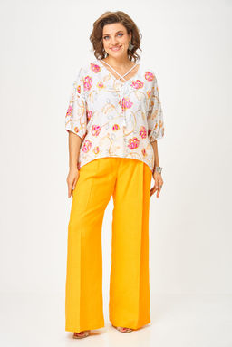 Костюм ANDINA CITY 9071-25 белый/желтый  фото 2