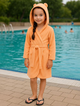 Халат детский светлоперсиковый