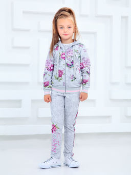 Толстовка на молнии "Луиза",серый