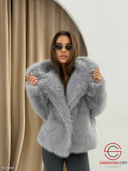 Шуба женская из искусственного меха - Bruno фото 2