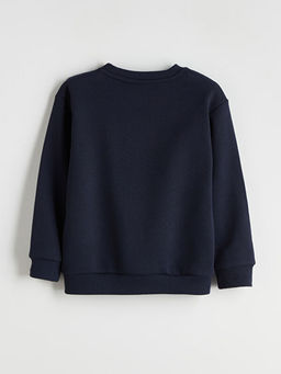 Bisiklet Yaka Erkek ?ocuk Sweatshirt