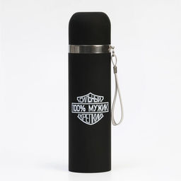 Термос, 100% мужик, 500 мл, с кружкой, 6.5?24 см