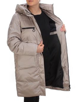 S21122 BEIGE Куртка зимняя женская облегченная Y SILK TREE (150 гр. холлофайбер) - Fashion фото 6