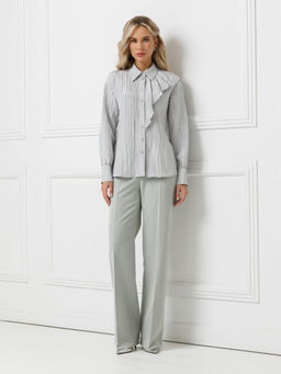 Блузка из вискозы с эффектом креш