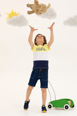U. S. Polo Assn Детская светло-желтая футболка с круглым вырезом - U.s. polo assn фото 13