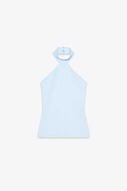 POLYAMIDE HALTER TOP - Zara фото 26