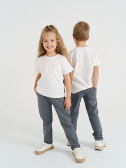 Футболка базовая "Молоко" с карманом