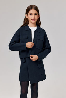 Кардиган детский для девочек Melania1 холодный синий - Acoola фото 6