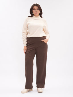Брюки из плотного трикотажа ZBB23506BRW19 - Артесса фото 2