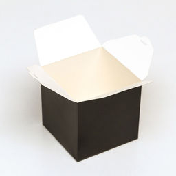 Цена за 10 шт. Коробка складная, квадратная, черная, 8 х 8 х 8 см, - UPAK LAND фото 3