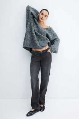 MAMA Before & After Straight Low Jeans