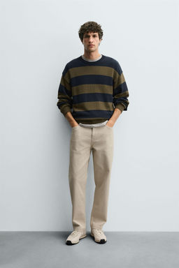 STRAIGHT-LEG TROUSERS