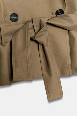 100% LEATHER JACKET WITH EVAS_ HEM - Zara фото 17