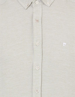 Haki Slim Fit Uzun Kollu G_mlek - Pierre cardin фото 6