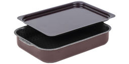 Калитва Противень 270*350мм, мет/крышка Кружево фото 2