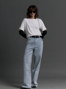 Широкие джинсы D241/viden - Emka фото 2