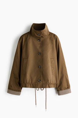Chaqueta de sarga con cuello chimenea - H&m фото 3