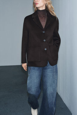 MINIMAL WOOL BLAZER ZW COLLECTION - Zara фото 4