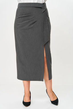 Юбка Anastasia Mak 1146-2-Р серый