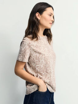 Футболка из хлопка с принтом / Zarina