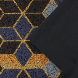 Коврик придверный Доляна «Бурлеск», грязезащитный, вырезной, 45×75 см