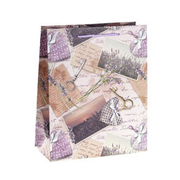 Цена за 12 шт. Пакет подарочный 26x32x12см Лаванда / 3203L /уп 12/384/ - Галеонтрейд фото 4