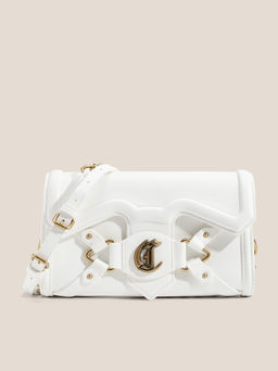 Женская сумка через плечо JUST CAVALLI CROSSED LACES Артикул 4450861, белый