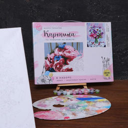 Картина по номерам на холсте с подрамником Весенний букет, 40х30 см - Школа талантов фото 2