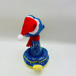 Мягкая игрушка Змея музыкальная в шапке и шарфе 26 см - Storyland фото 8