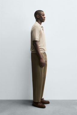 PURL KNIT POLO SHIRT - Zara фото 4