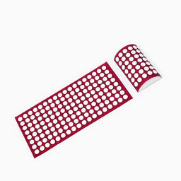 Аппликатор Кузнецова комплект, 144 колючки, спантекс, красный, 260×560 мм + валик 140×230