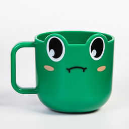 Кружка детская 260 мл., Лягушка, цвет зеленый
