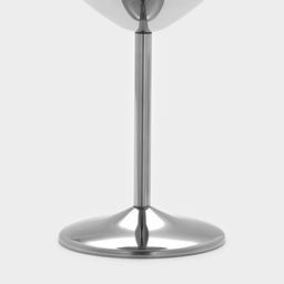 Бокал для вина Magistro, 500 мл, 21×9,5 см, нержавеющая сталь, серебряный