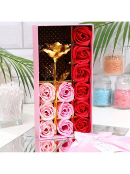 Мыльные розочки цветных оттенков и золотая роза, набор - SB BEAUTY фото 13