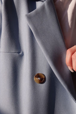 Жакет двубортный голубой - Martichelli фото 20